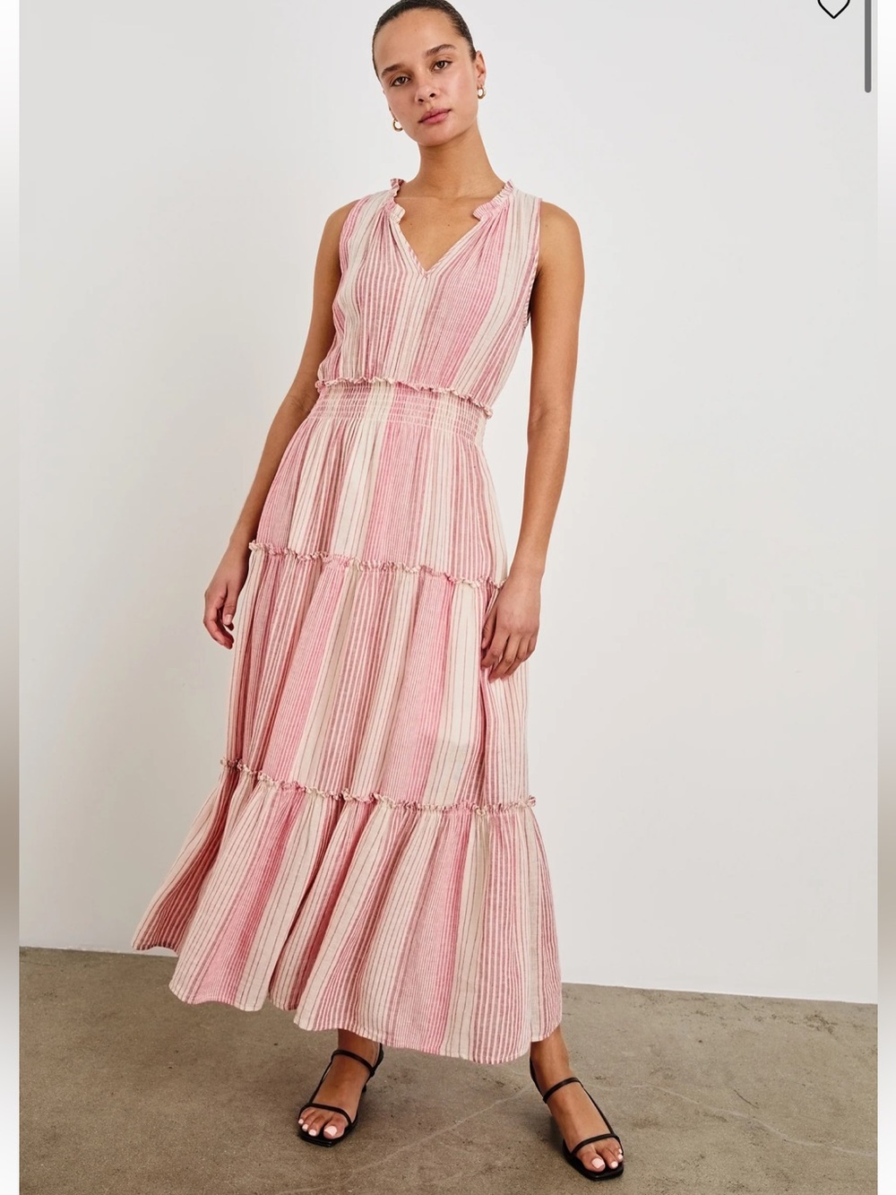 Rails Loulou Tiered Maxi Dress Salerno Stripe